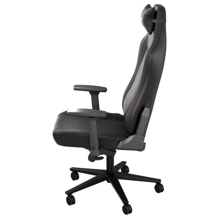 Genesis Silla Gaming Nitro 890 G2, Negra, Acolchado Tela/Piel, Respaldo Ajustable 0-160°, Peso Máx. 150 kg, Asiento 52x56.5 cm