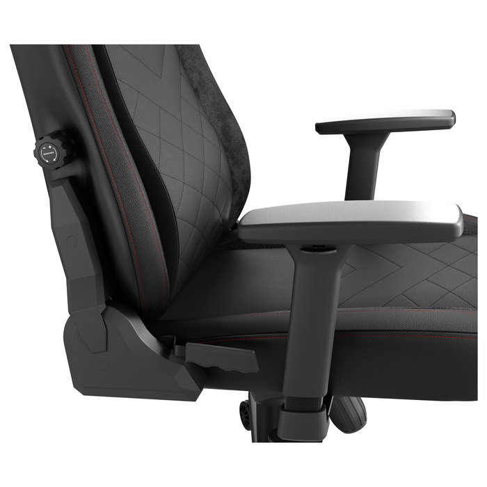 Genesis Silla Gaming Nitro 890 G2, Negra, Acolchado Tela/Piel, Respaldo Ajustable 0-160°, Peso Máx. 150 kg, Asiento 52x56.5 cm