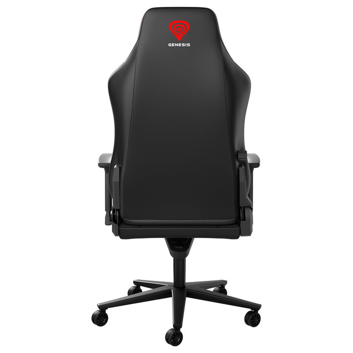 Genesis Silla Gaming Nitro 890 G2, Negra, Acolchado Tela/Piel, Respaldo Ajustable 0-160°, Peso Máx. 150 kg, Asiento 52x56.5 cm