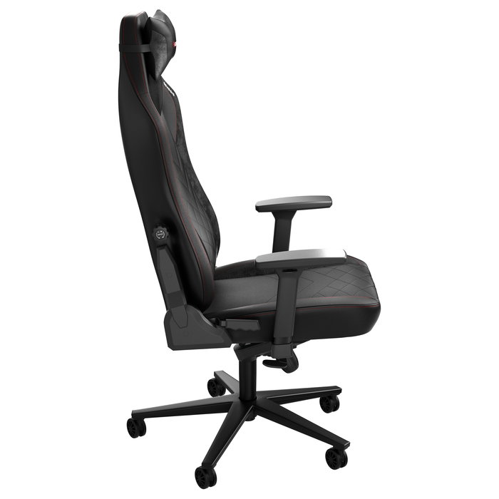 Genesis Silla Gaming Nitro 890 G2, Negra, Acolchado Tela/Piel, Respaldo Ajustable 0-160°, Peso Máx. 150 kg, Asiento 52x56.5 cm