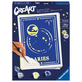 Ravensburger CreArt Kit de pintura por números Zodiac: Aries
