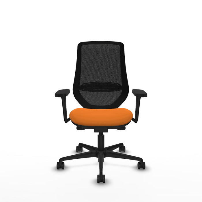 PIQUERAS Y CRESPO Silla de oficina Mardos Naranja y Negro