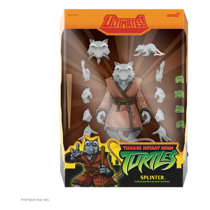Super7 Teenage Mutant Ninja Turtles Figura Ultimates Wave 13 Splinter de 18 cm Super7 Teenage Mutant Ninja Turtles Figura Ultimates Wave 13 Splinter de 18 cm