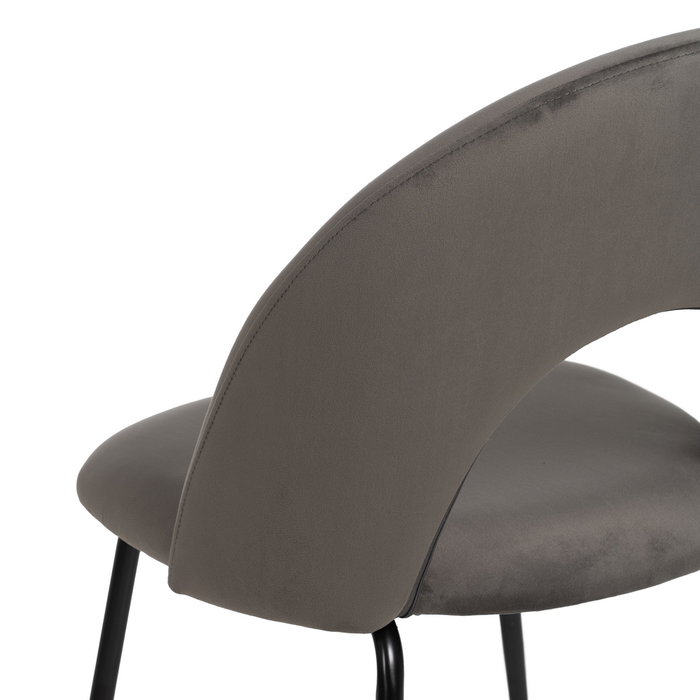 Ixia Silla Taupe Tejido-Metal Contract