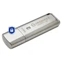 Kingston IronKey Locker+ 50 IKLP50/128GB - Pendrive USB 3.2 Gen 1 (USB-A) 128 GB, Cifrado Hardware AES-256, FIPS 197, Metal, Plata