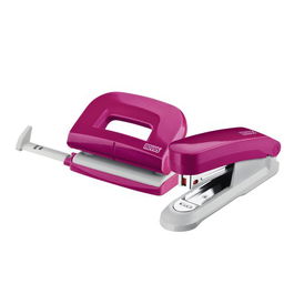 Set Grapado Novus Fresh Set Grapadora E15(15 H) + Taladro E210 (10 H) + Grapas Nº 10 Rosa