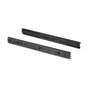 Emuca Lote de 5 juegos de guías para cajones, de bolas, altura 45mm, profundidad 500mm, extracción total, Negro