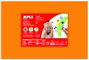 Apli Goma EVA Naranja 40x60 cm 2 mm Pack de 5 unidades