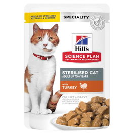 Hill's SP Feline Sterilised Pavo 12x85g
