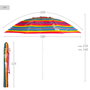 AKTIVE Sombrilla D220 Tubo 28/