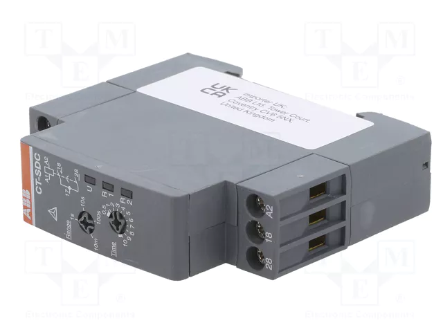 ABB CT-SDC.22 Relé de tiempo SPDT 24-240VAC/24-48VDC