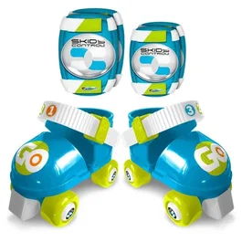 Skids Control Juego de Patines con Coderas y Rodilleras