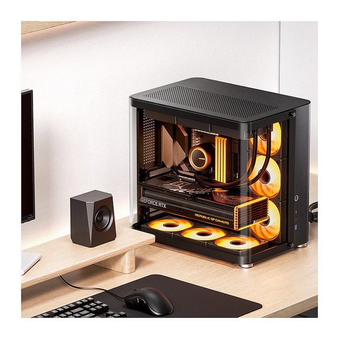 Jonsbo TK-2 2.0 Midi-Tower Negro con Vidrio Templado Jonsbo TK-2 2.0 Midi-Tower Negro con Vidrio Templado