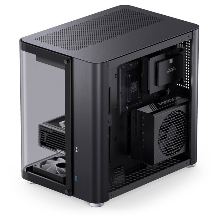 Jonsbo TK-2 2.0 Midi-Tower con Vidrio Templado, Negro