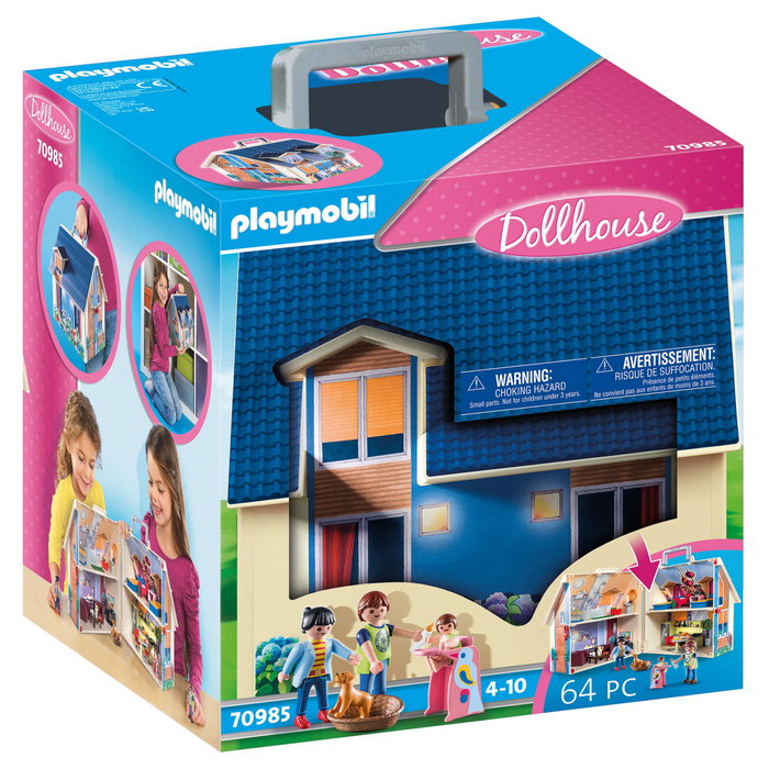 Playmobil Casa de Muñecas Maletín 70985 Multicolor