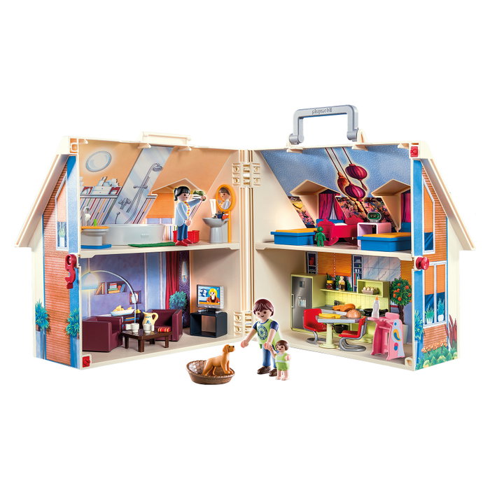 Playmobil Casa de Muñecas Maletín 70985 Multicolor
