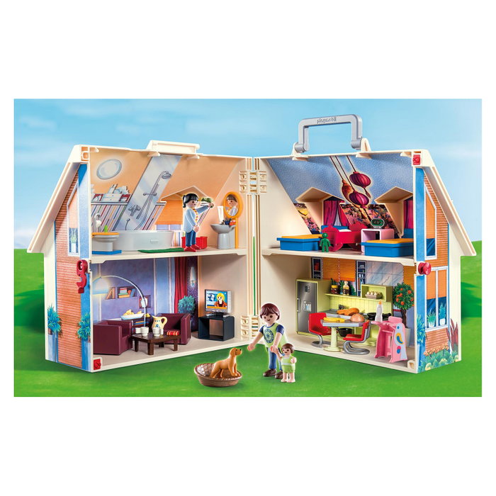 Playmobil Casa de Muñecas Maletín 70985 Multicolor