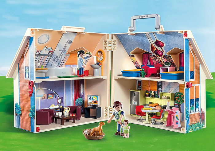 Playmobil Casa de Muñecas Maletín 70985 Multicolor