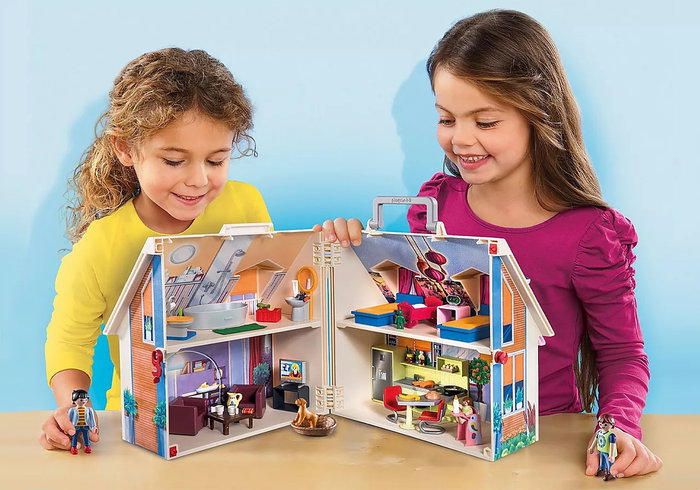 Playmobil Casa de Muñecas Maletín 70985 Multicolor