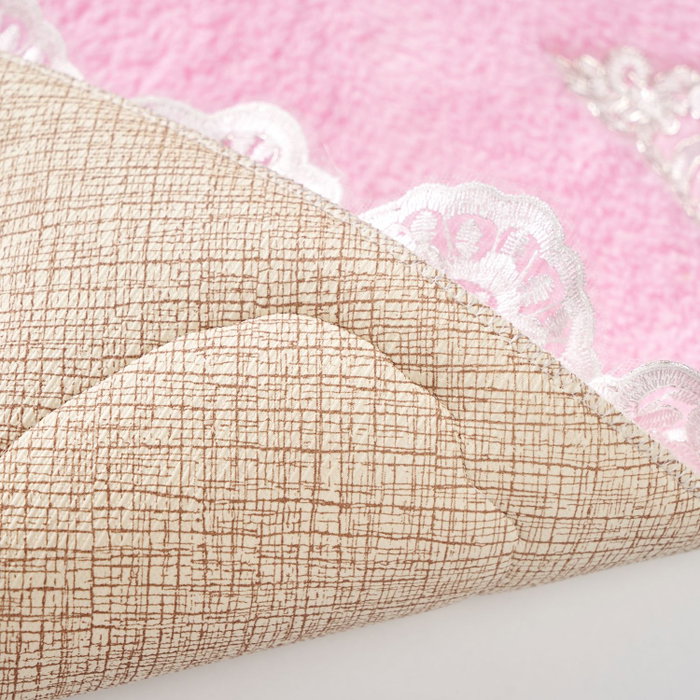 Mijölnir Zara - Pink Juego de Alfombrillas de Baño de 2 Piezas, Suaves y Antideslizantes, 100% Poliéster, Rosa, 55x65 cm y 65x115 cm Mijölnir Zara - Pink Juego de Alfombrillas de Baño de 2 Piezas, Suaves y Antideslizantes, 100% Poliéster, Rosa, 55x65 cm y 65x115 cm