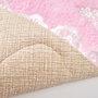 Mijölnir Zara - Pink Juego de Alfombrillas de Baño de 2 Piezas, Suaves y Antideslizantes, 100% Poliéster, Rosa, 55x65 cm y 65x115 cm