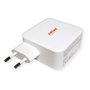 ROLINE Cargador USB 100W con 2 Puertos Tipo C (PD) GaN, Blanco