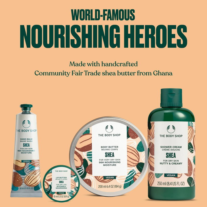 The Body Shop Medium Shea Estuche 4 pz Elaborado con manteca de karité de Ghana