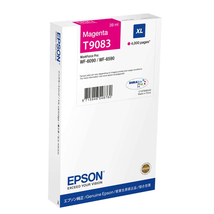 Epson Cartucho de tinta Magenta XL C13T90834N