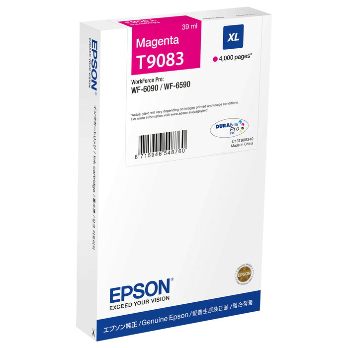 Epson Cartucho de tinta Magenta XL C13T90834N