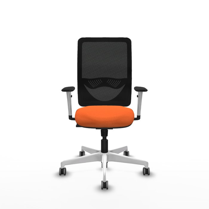 PIQUERAS Y CRESPO Silla de oficina Zulema Naranja y Negro
