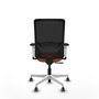 PIQUERAS Y CRESPO Silla de oficina Zulema Naranja y Negro