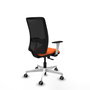 PIQUERAS Y CRESPO Silla de oficina Zulema Naranja y Negro