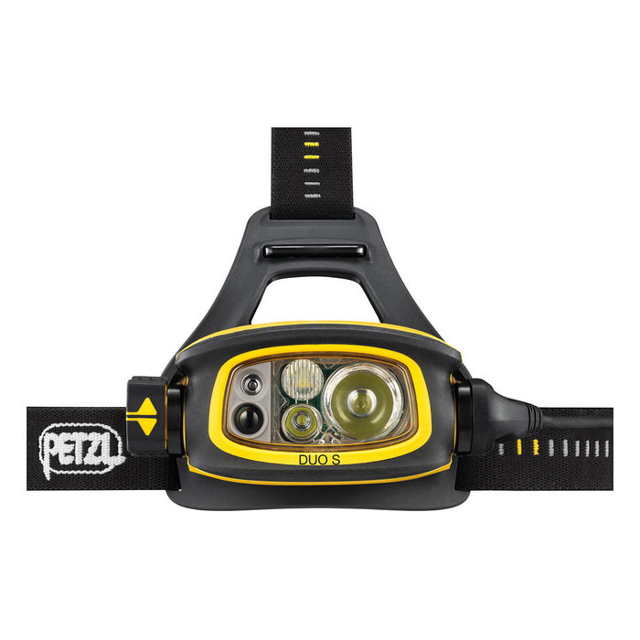 Petzl DUO S Linterna Frontal Profesional Recargable 1100 lm IP67 Negra/Amarilla