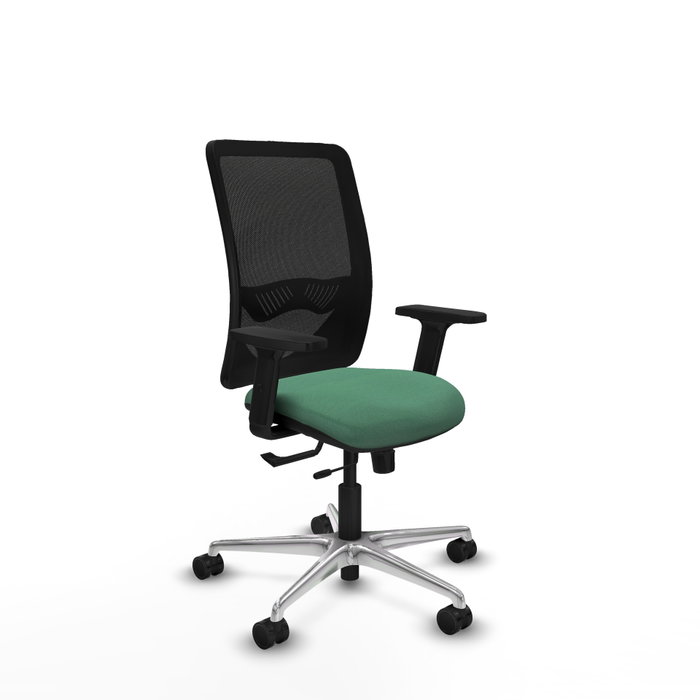 PIQUERAS Y CRESPO Silla de oficina Zulema Verde esmeralda y Negro PIQUERAS Y CRESPO Silla de oficina Zulema Verde esmeralda y Negro