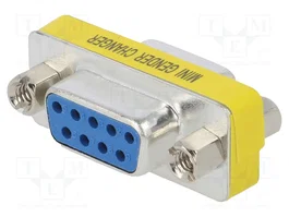 AKYGA Adaptador D-Sub 9 pin tomacorriente ambos lados