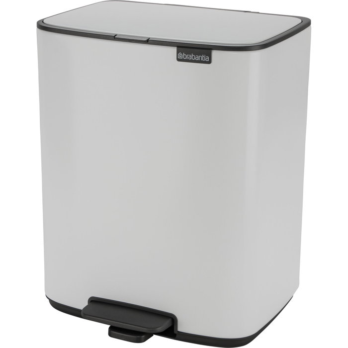Brabantia Bo Cubo de basura con pedal 12 litros blanco Brabantia Bo Cubo de basura con pedal 12 litros blanco