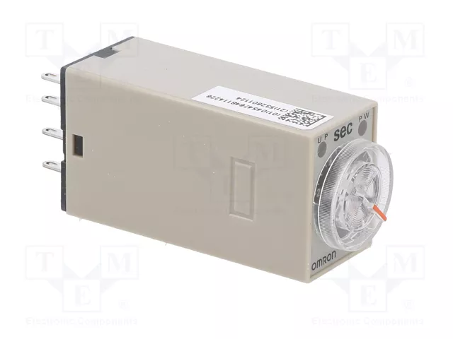 OMRON H3Y-2-24AC-10S Relé de tiempo DPDT 24VAC 0,5÷10s