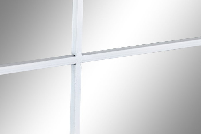 DKD Home Decor Espejo Ventana Blanco de Hierro y Cristal DKD Home Decor Espejo Ventana Blanco de Hierro y Cristal