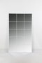 DKD Home Decor Espejo Ventana Blanco de Hierro y Cristal