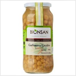 BIONSAN Garbanzos Pedrosillanos Cocidos 400g Ecológico