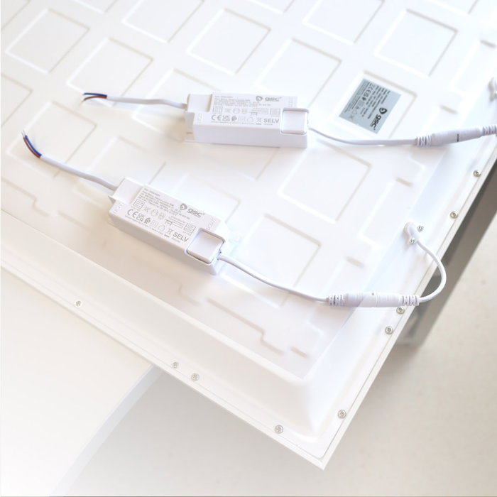 GSC Evolution Panel empotrable LED rectangular Luena 119,5x29,5cm 40W 4200K Blanco