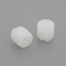 HERRAJES ALK Tuerca D11-10 para Montaje Rápido Agujero 2.6 mm para Tornillos Tirafondo Diámetro 3.5 mm