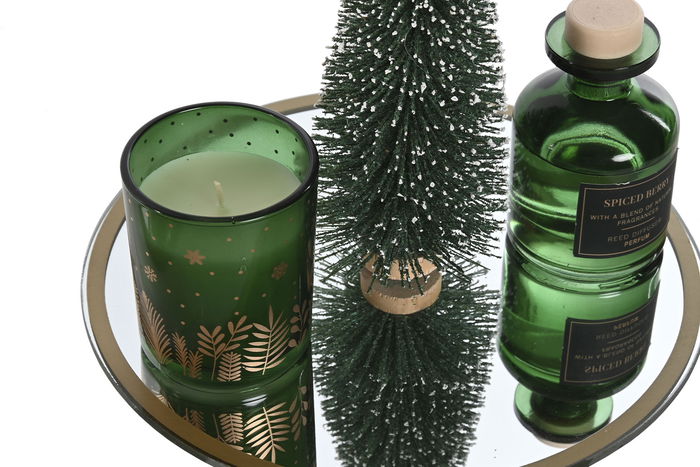 DKD Home Decor Ambientador Mikado Navidad Tradicional Verde Rojo 8 x 24 x 25.5 cm Set de 4 Unidades DKD Home Decor Ambientador Mikado Navidad Tradicional Verde Rojo 8 x 24 x 25.5 cm Set de 4 Unidades