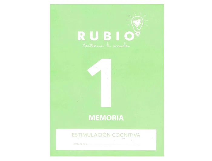 Rubio Cuaderno Rubio Entrena Tu Mente Nivel 1 Estimulación Cognitiva y Memoria