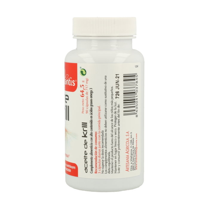 Plantis Aceite de Krill 90 cápsulas 500mg