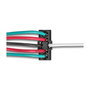 DeLOCK 90791 Conector Berg de 6 pines, derecho, negro