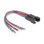 DeLOCK 90791 Conector Berg de 6 pines, derecho, negro