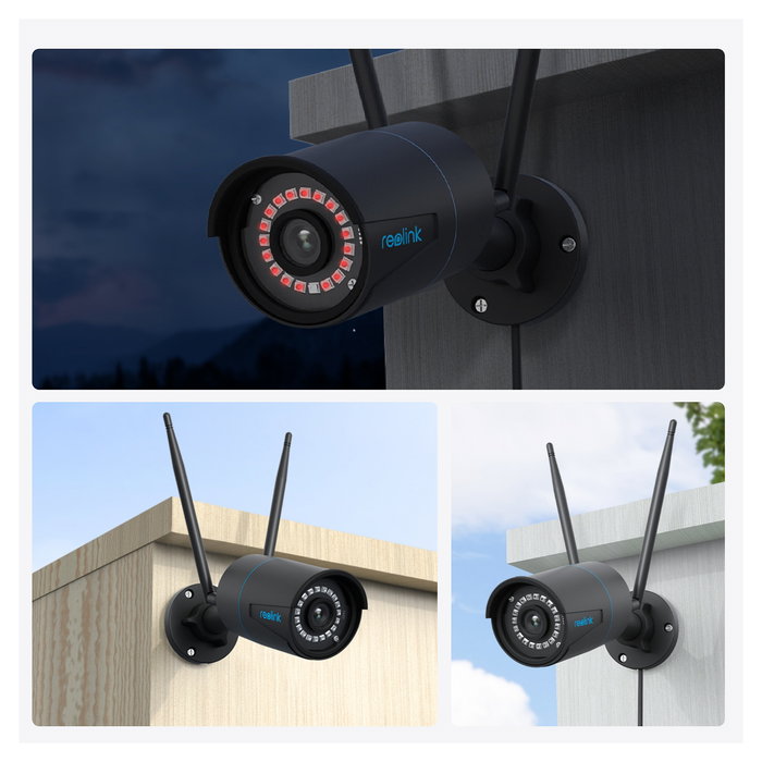 Reolink W320-B Cámara de Seguridad IP WiFi para Exterior, Inalámbrico y Cableado, Asistente Google Reolink W320-B Cámara de Seguridad IP WiFi para Exterior, Inalámbrico y Cableado, Asistente Google