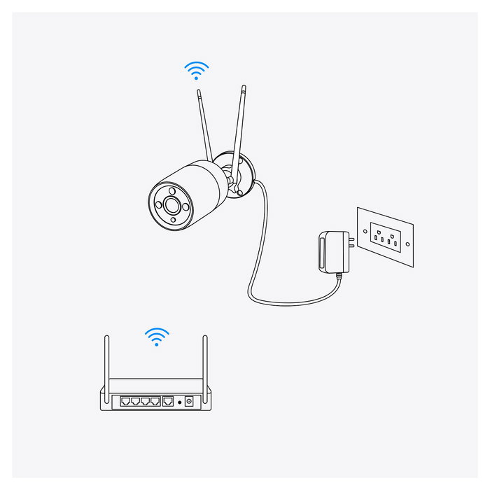 Reolink W320-B Cámara de Seguridad IP WiFi para Exterior, Inalámbrico y Cableado, Asistente Google Reolink W320-B Cámara de Seguridad IP WiFi para Exterior, Inalámbrico y Cableado, Asistente Google
