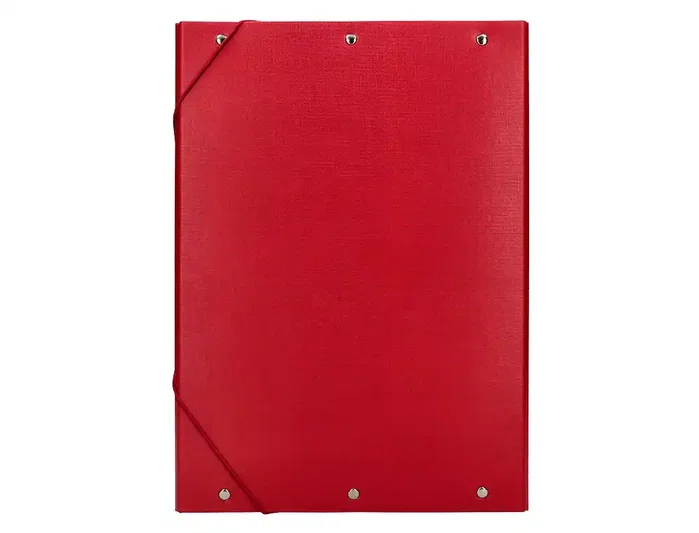 Liderpapel Carpeta para proyectos Folio roja lomo 50mm Liderpapel Carpeta para proyectos Folio roja lomo 50mm